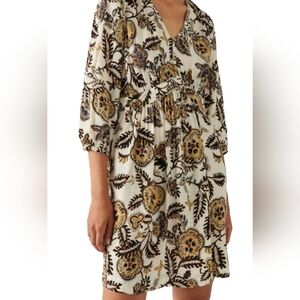Ba&sh Volver Paisley Mini Dress .. Size Medium